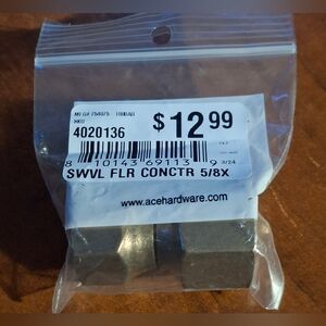 Anderson Metals 5/8 in. Female Flare 5/8 in. D Female Flare Brass Swivel Flare